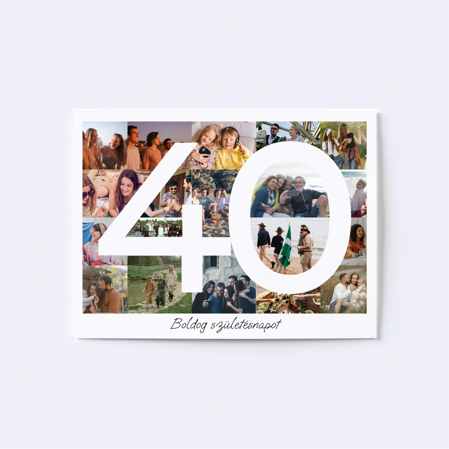 40 Születésnap Fotókollázs