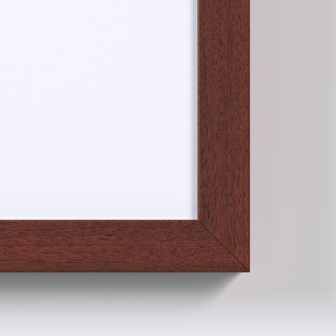 Mahagóni Hatású Tömörfa Képkeret