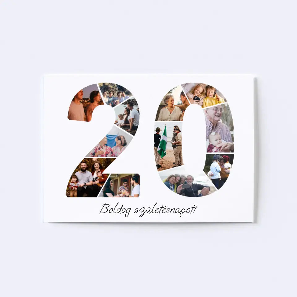 Huszonéves Születésnap Fotókollázs (20-29)