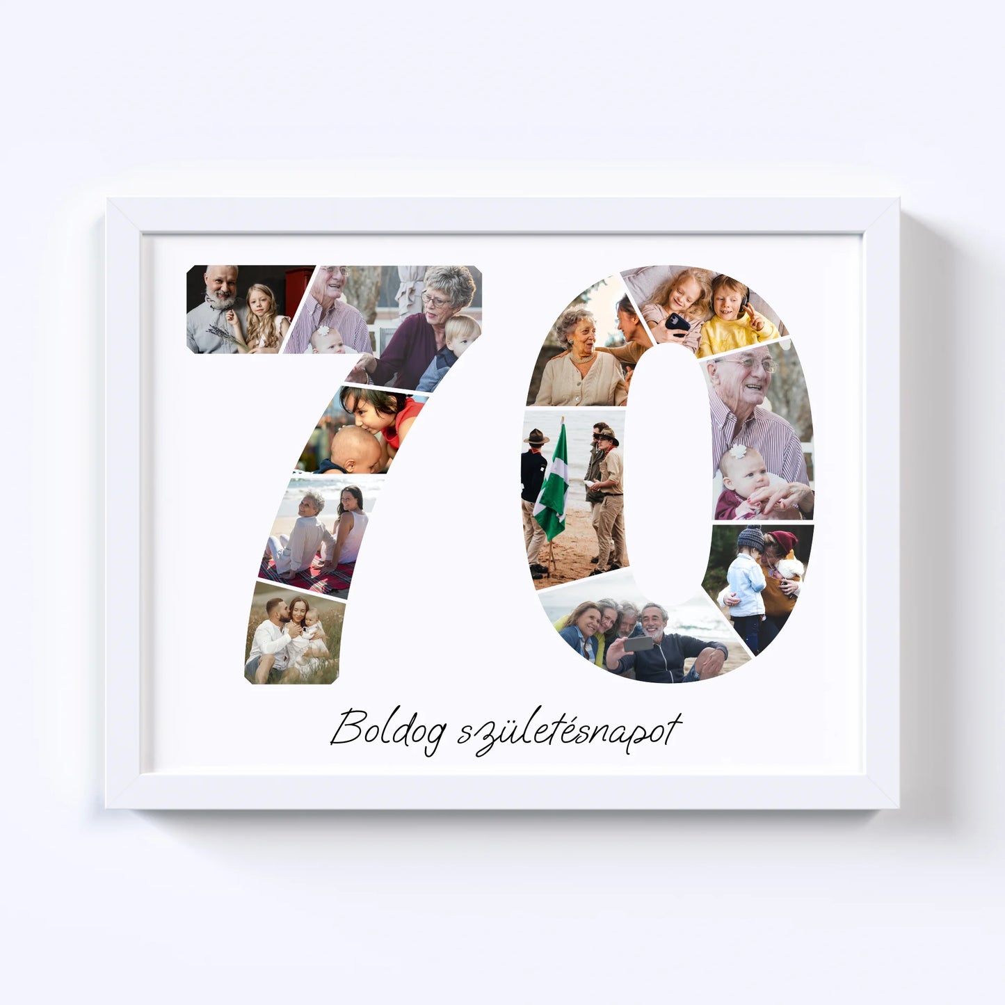 Hetvenes Születésnap Fotókollázs (70-79)