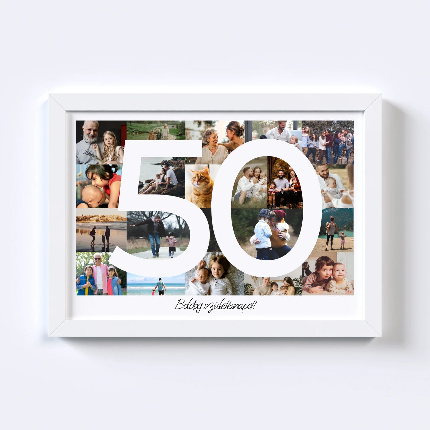 50 Születésnap Fotókollázs