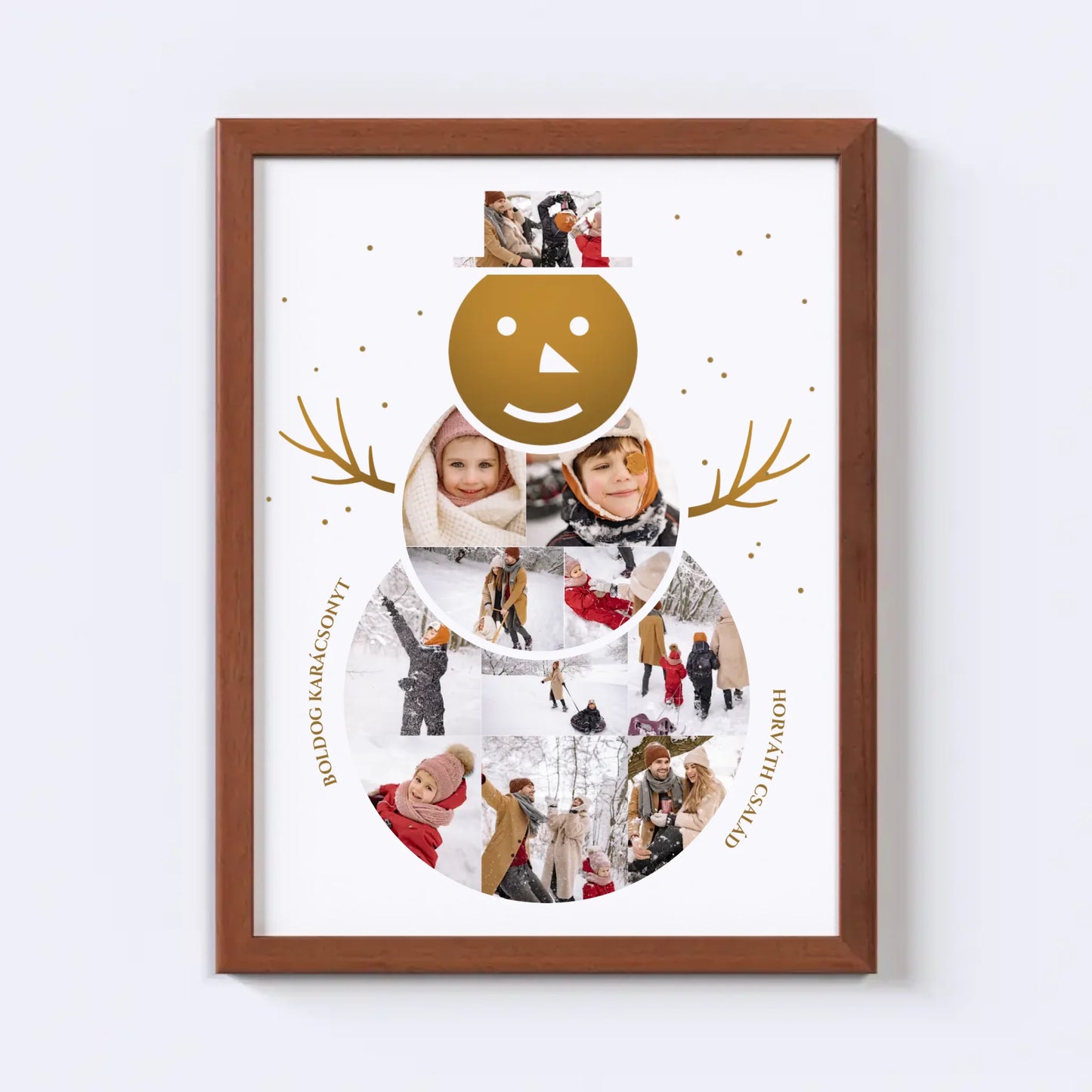 Hóember Fotókollázs