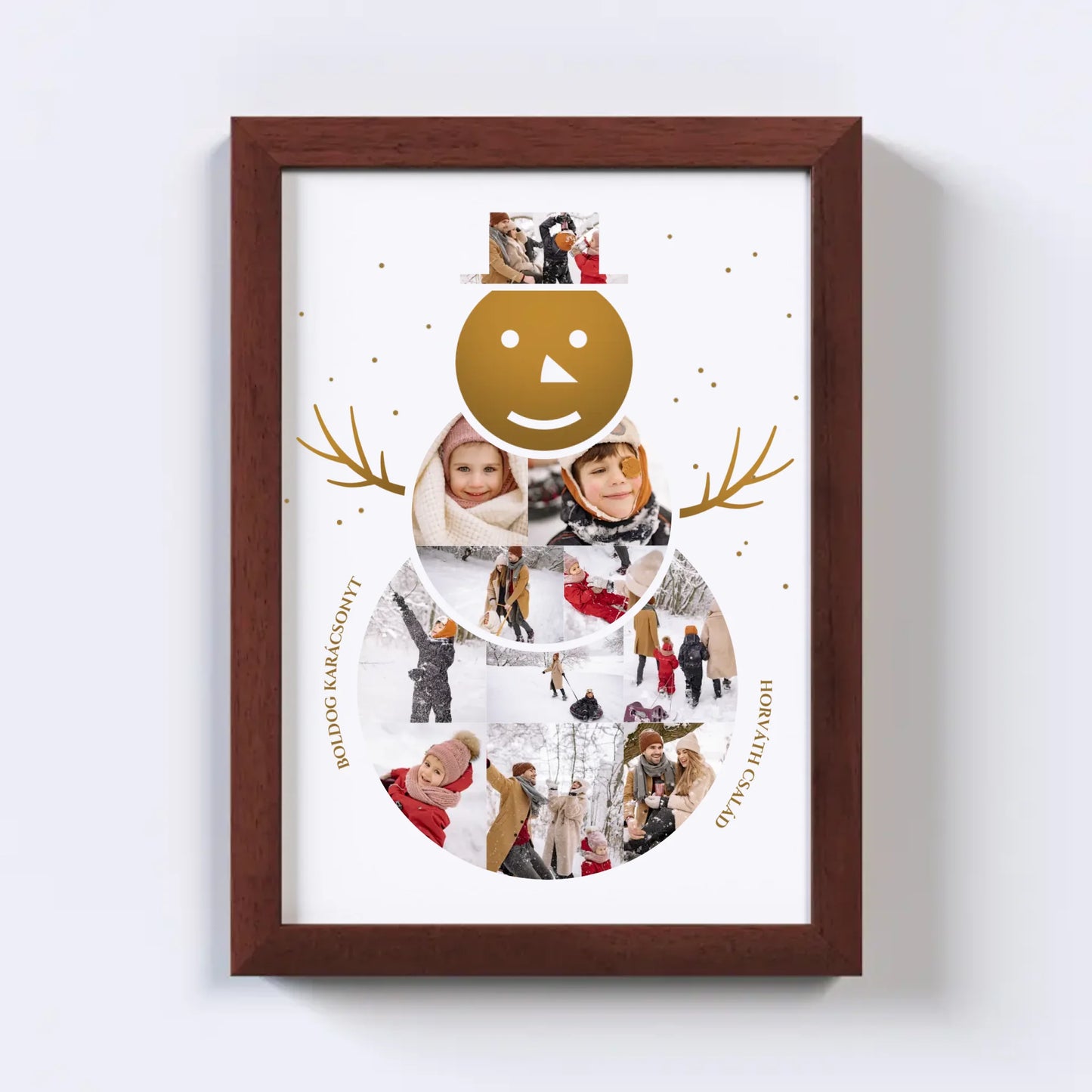 Hóember Fotókollázs