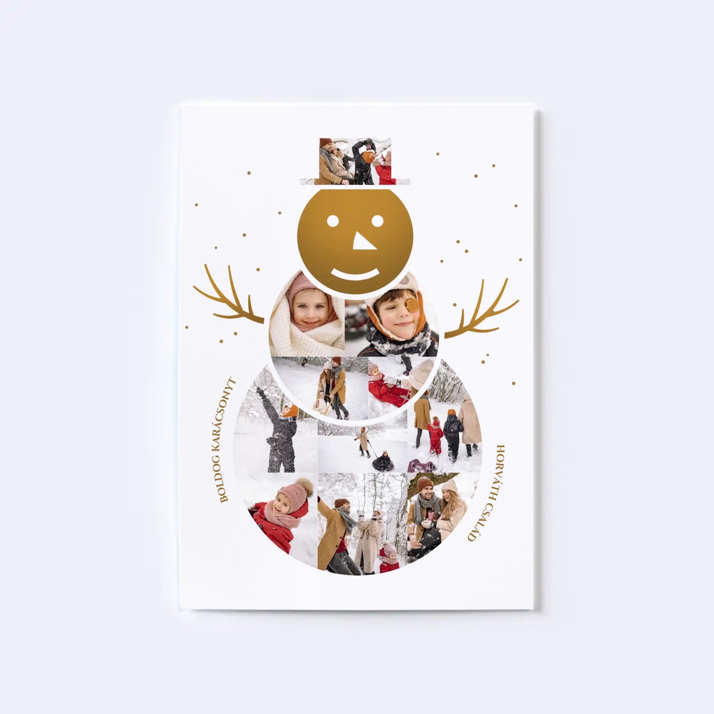 Hóember Fotókollázs