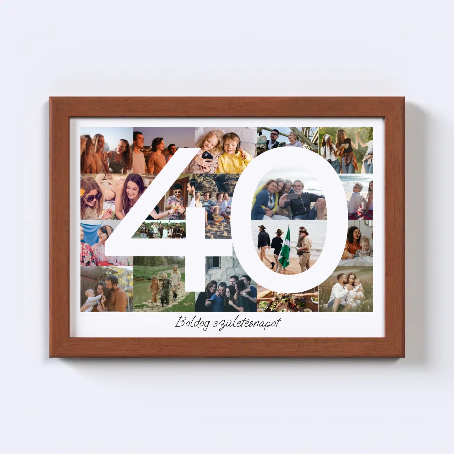 40 Születésnap Fotókollázs