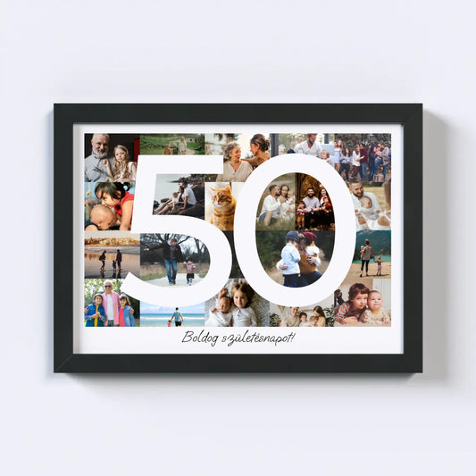 50 Születésnap Fotókollázs