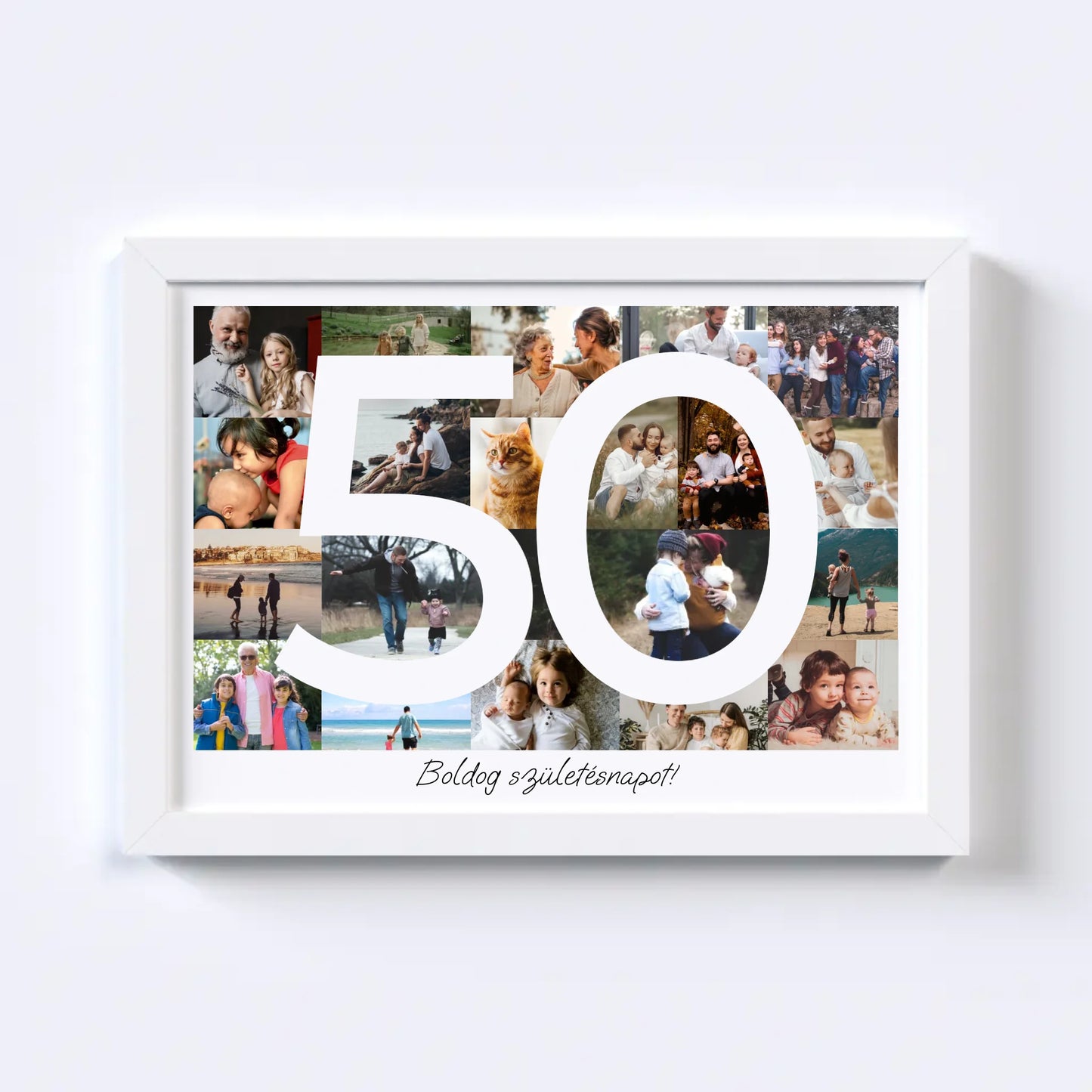 50 Születésnap Fotókollázs