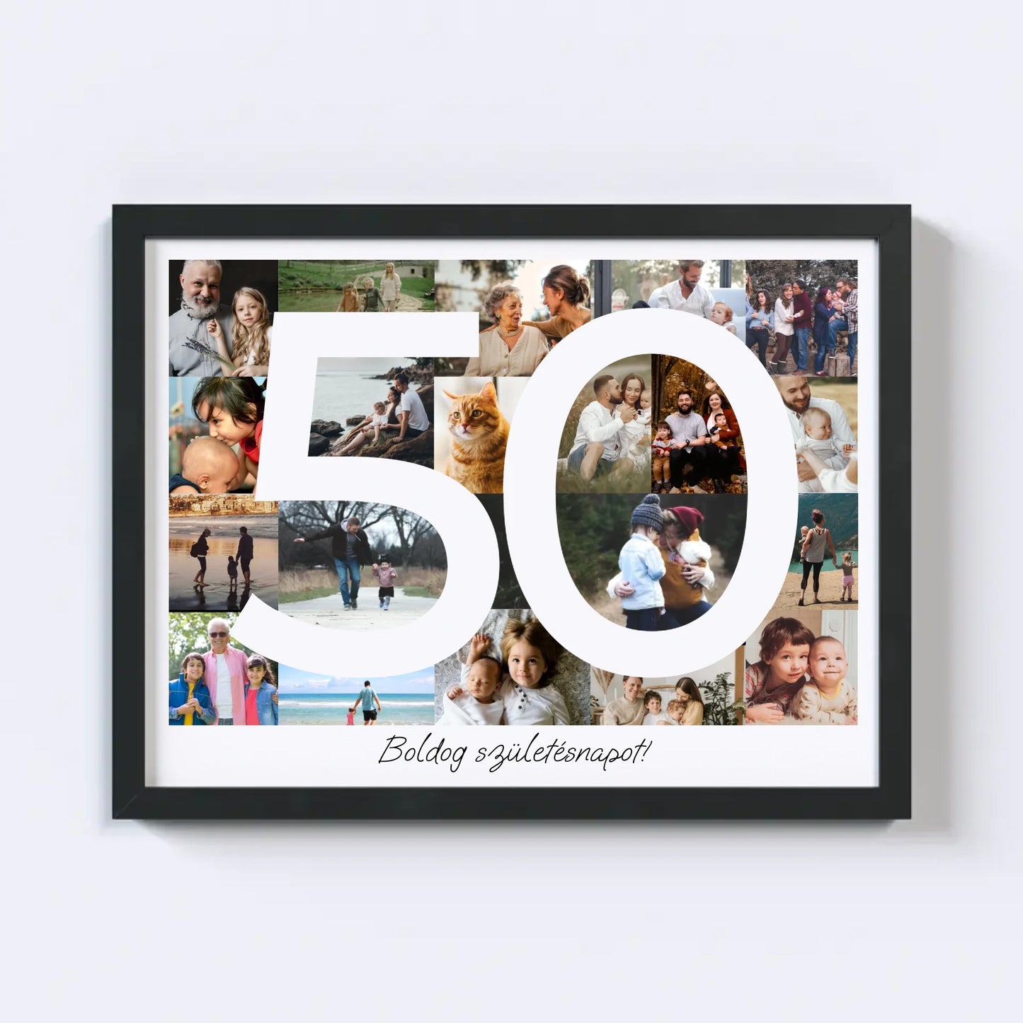 50 Születésnap Fotókollázs