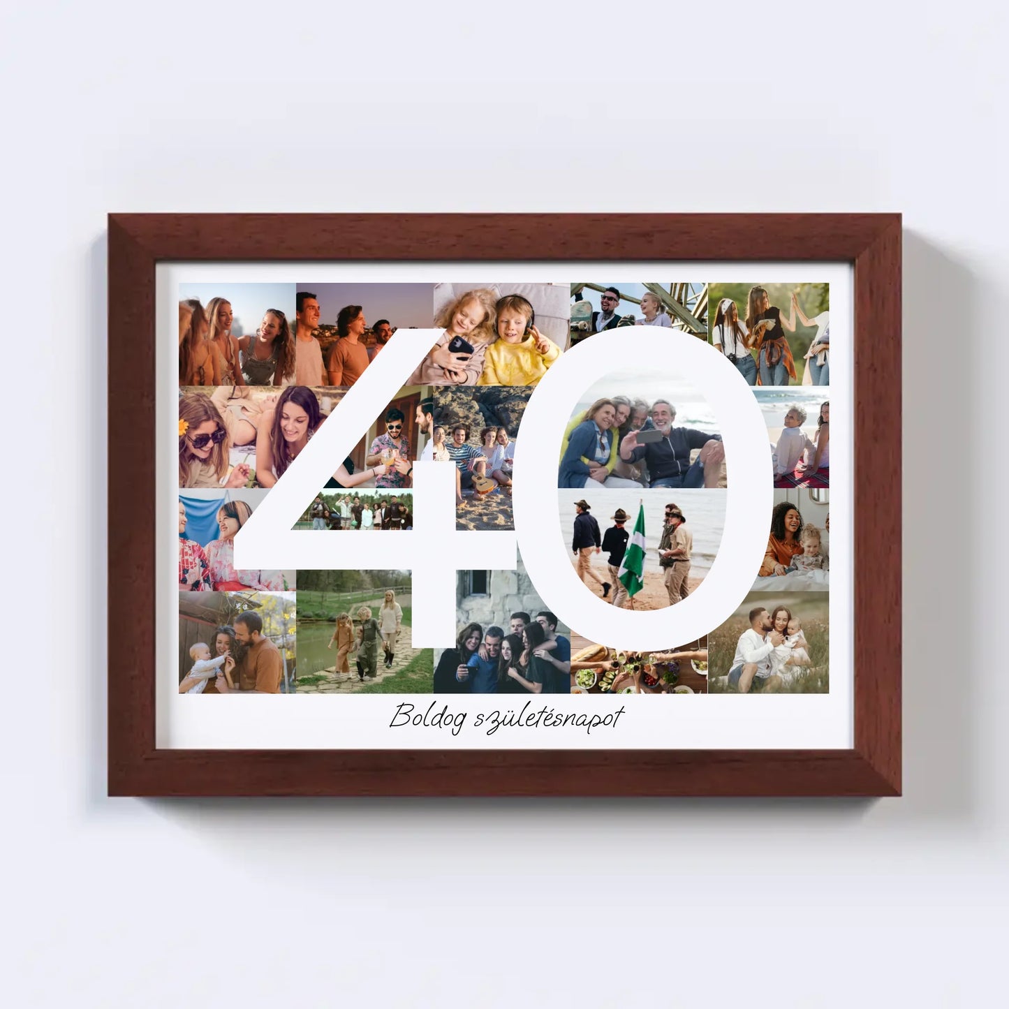 40 Születésnap Fotókollázs