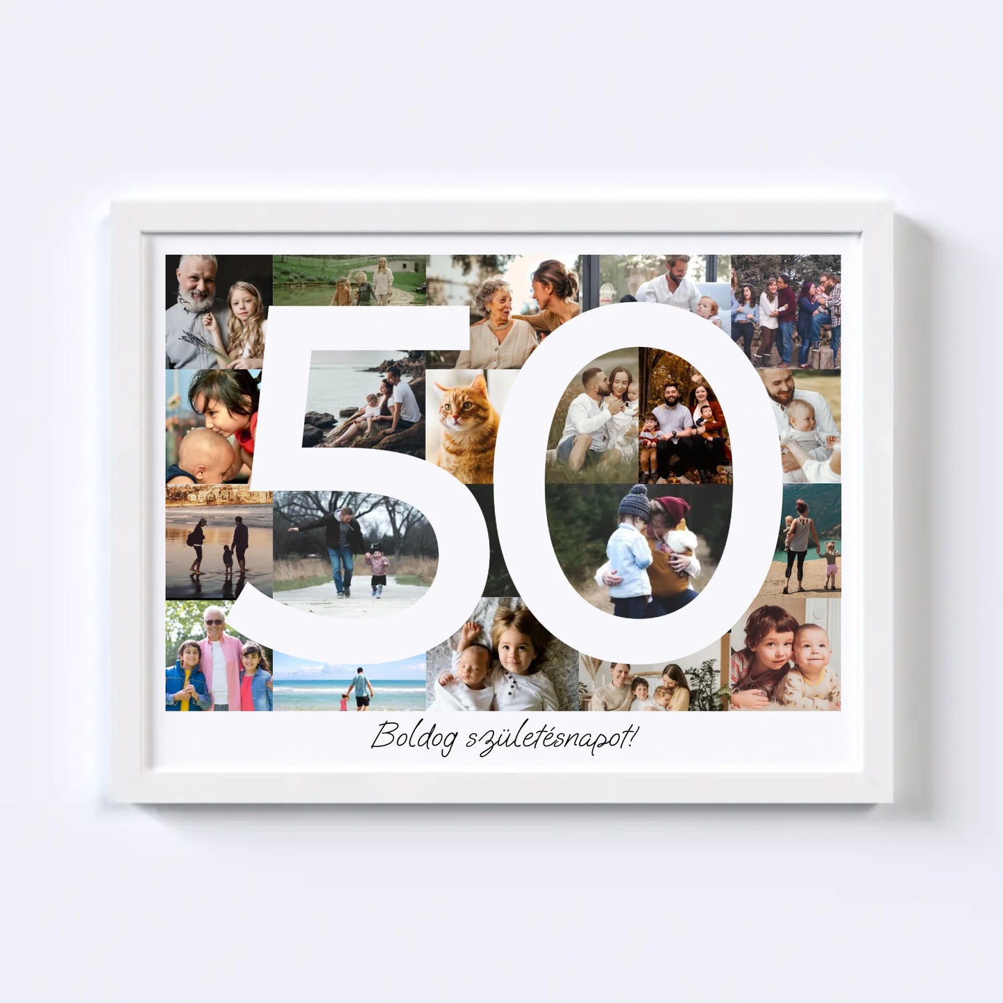 50 Születésnap Fotókollázs