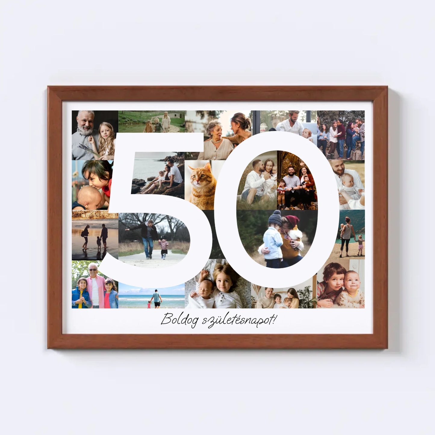 50 Születésnap Fotókollázs