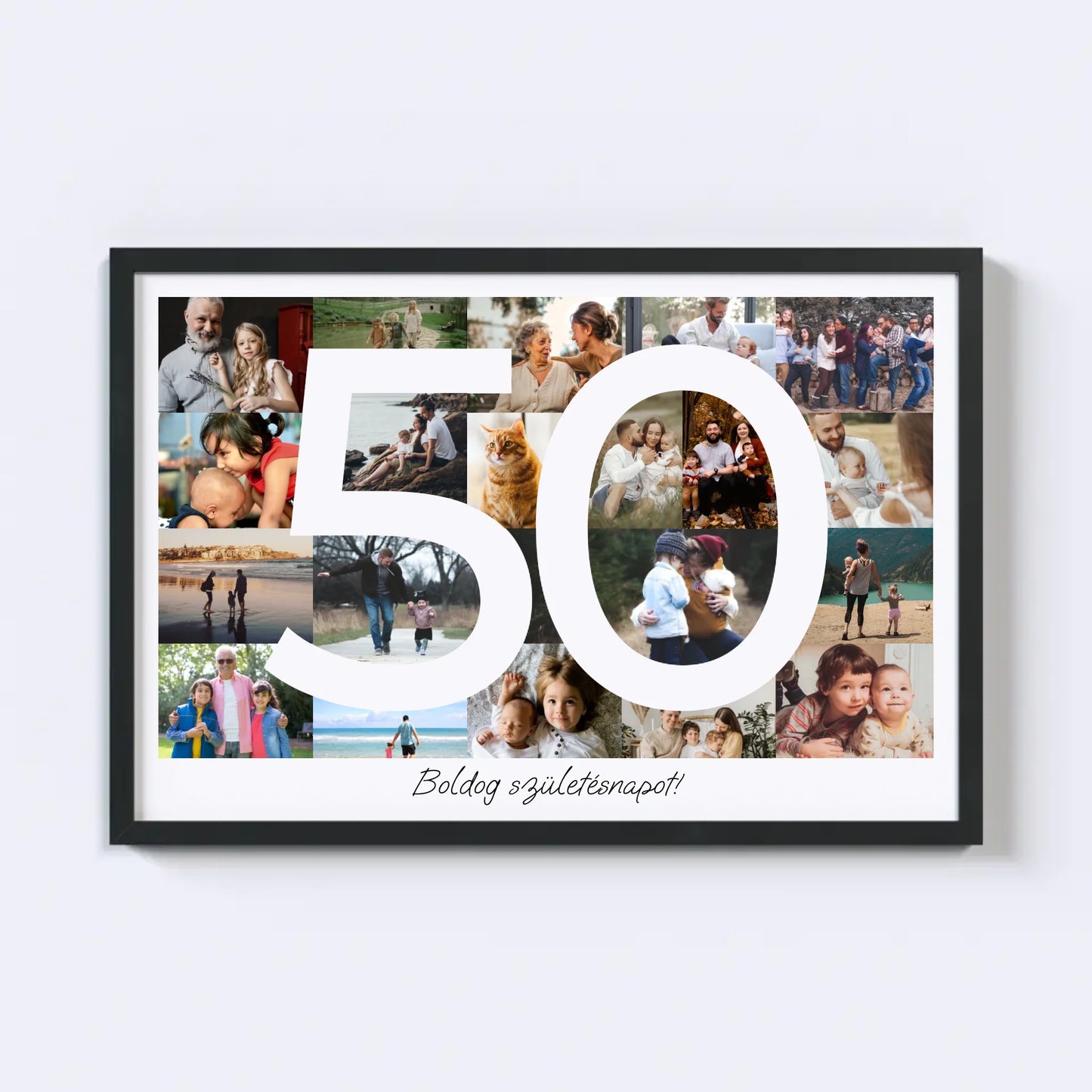 50 Születésnap Fotókollázs