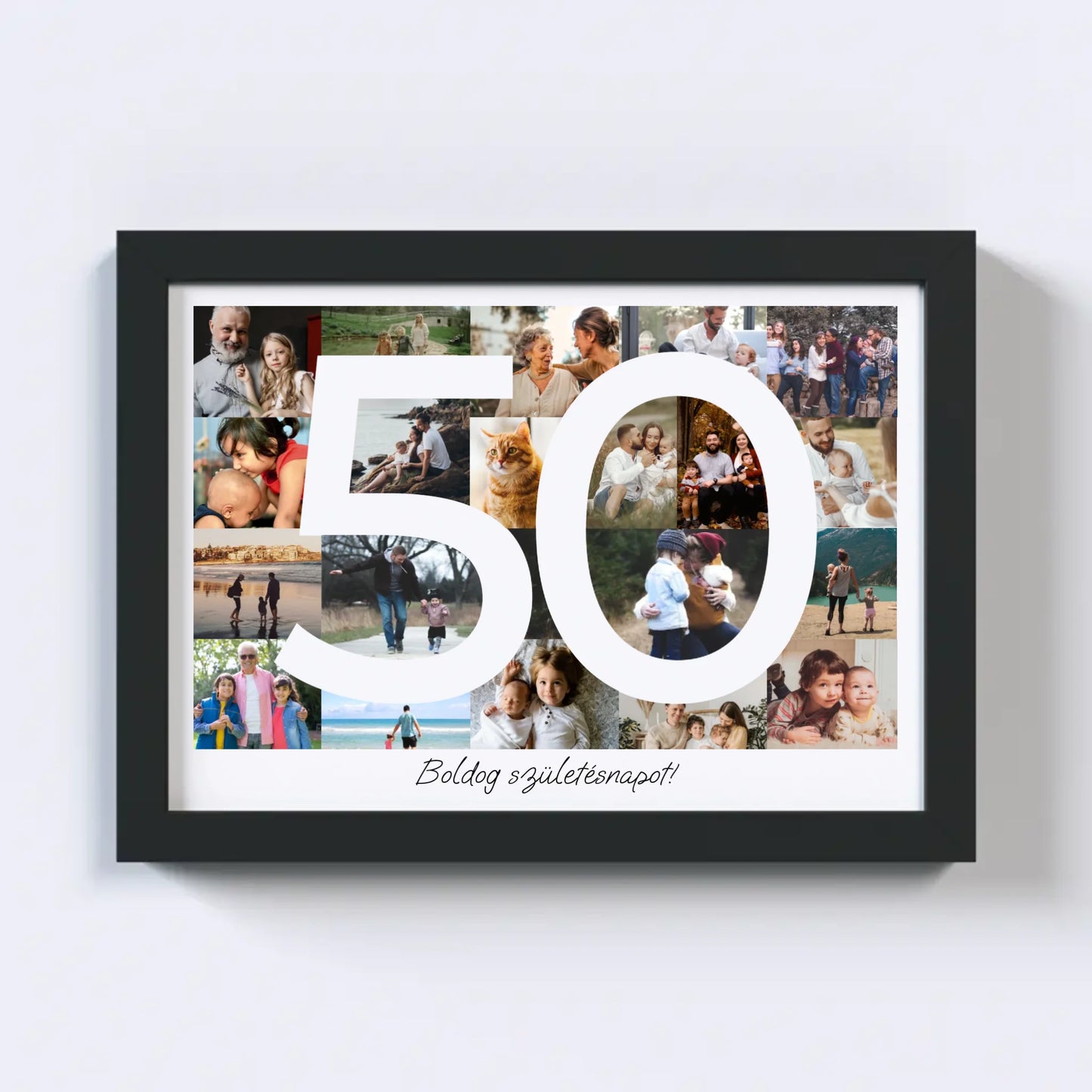 50 Születésnap Fotókollázs