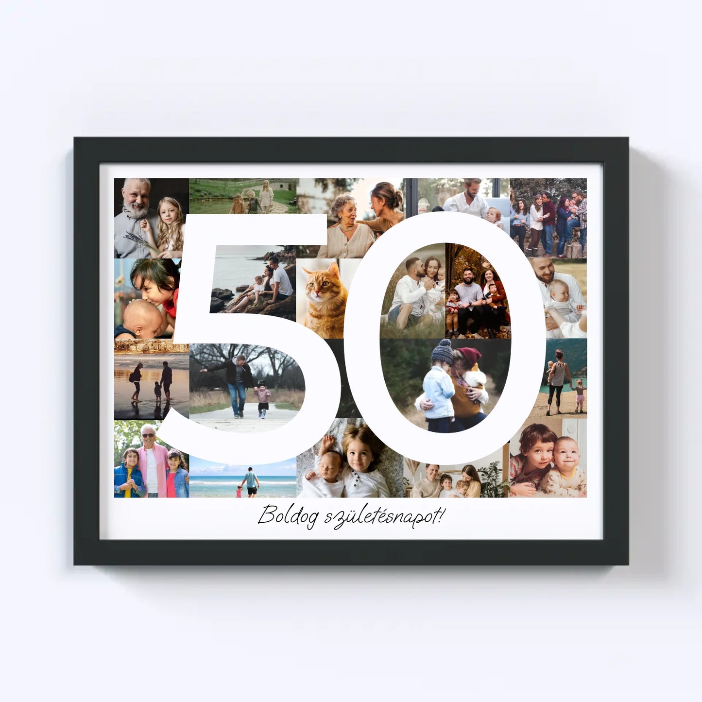 50 Születésnap Fotókollázs