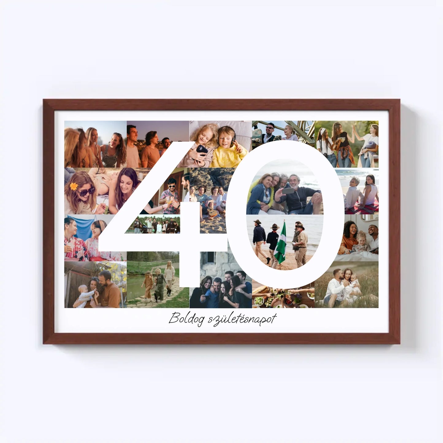 40 Születésnap Fotókollázs