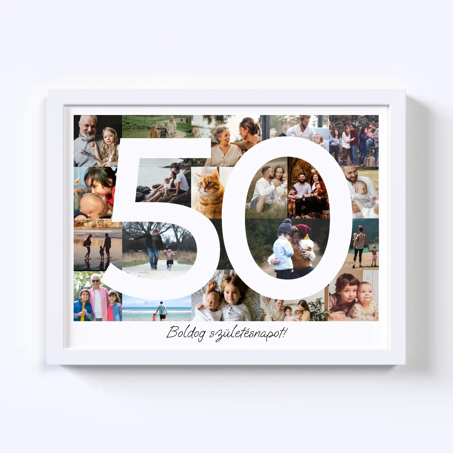 50 Születésnap Fotókollázs