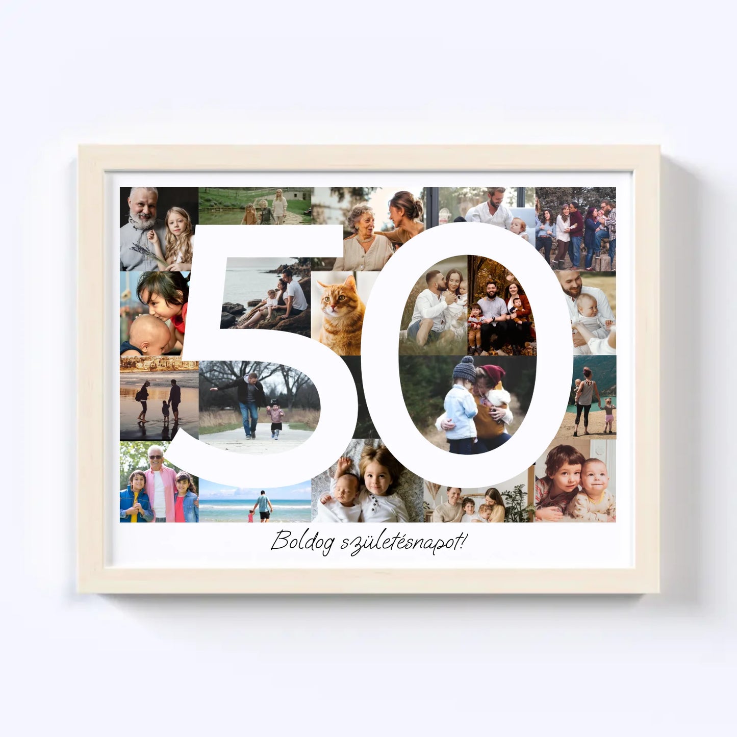 50 Születésnap Fotókollázs