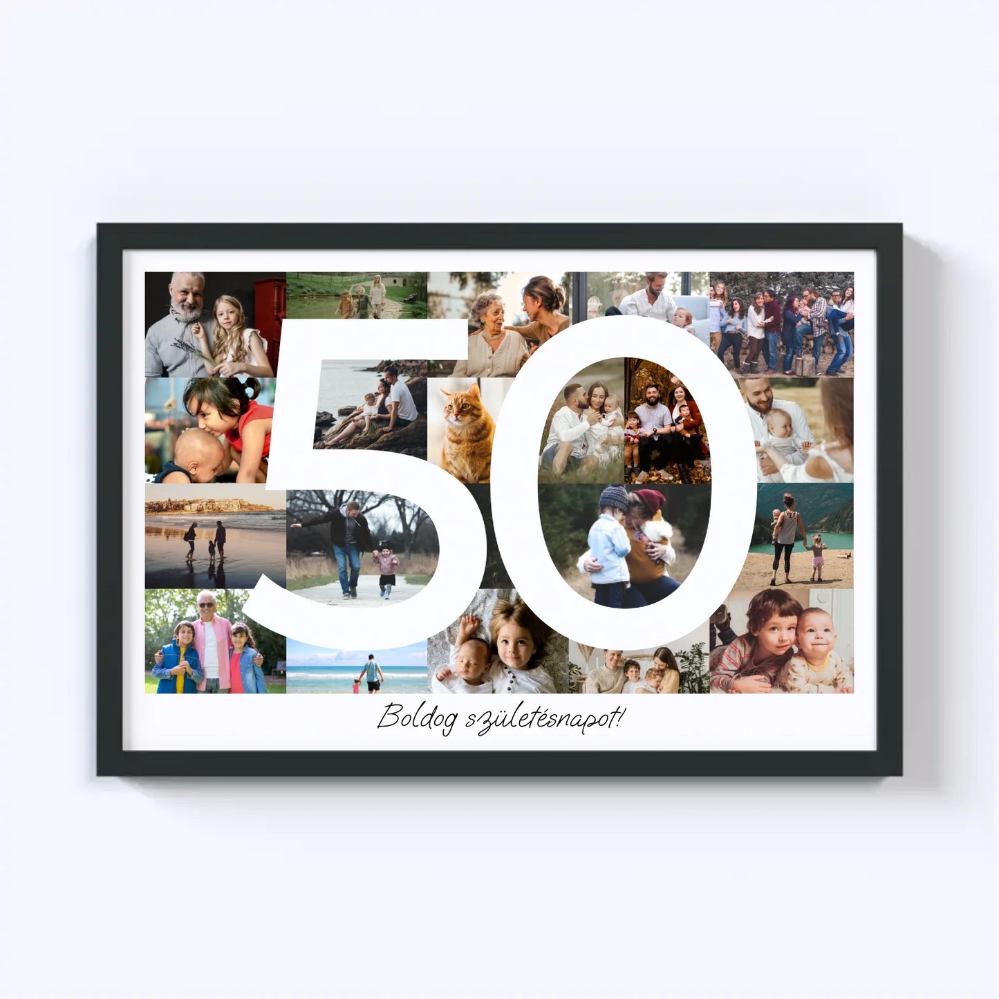 50 Születésnap Fotókollázs