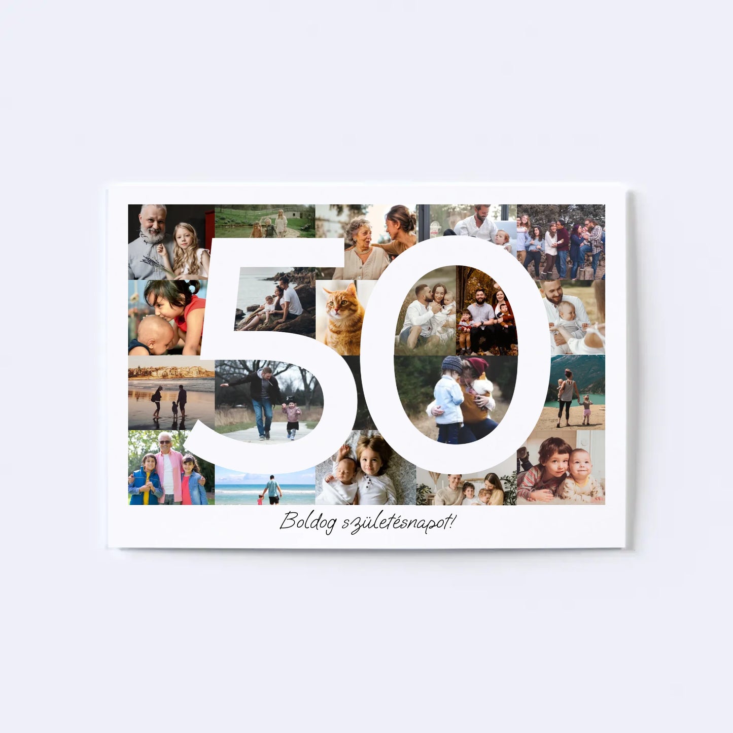 50 Születésnap Fotókollázs
