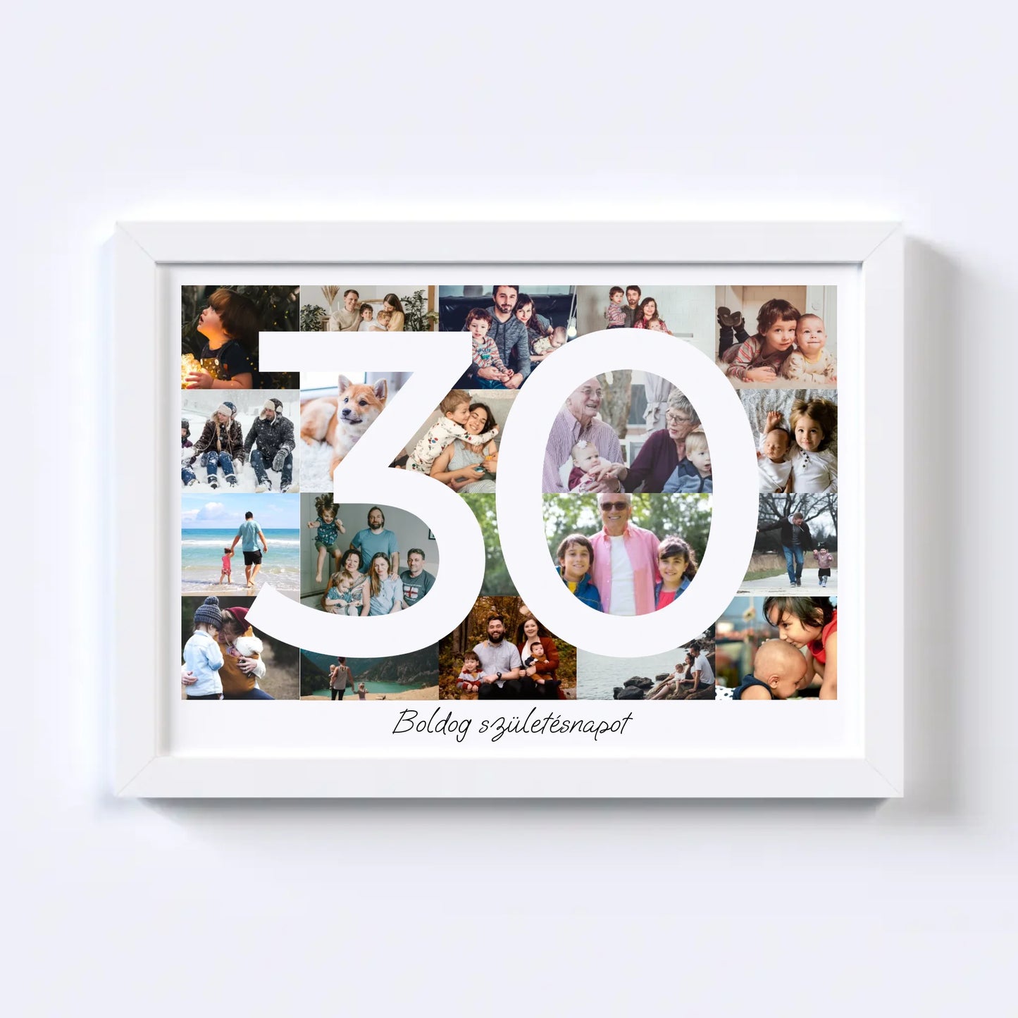 30 Születésnap Fotókollázs