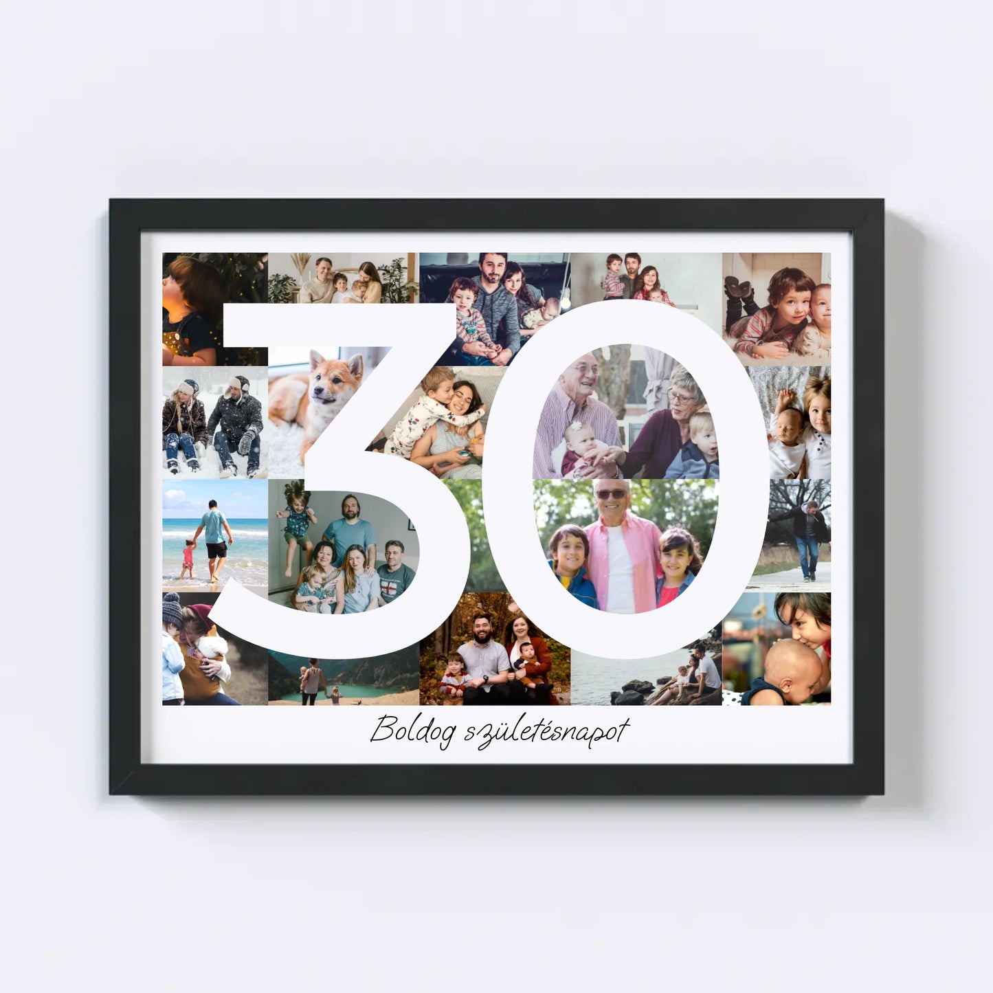 30 Születésnap Fotókollázs