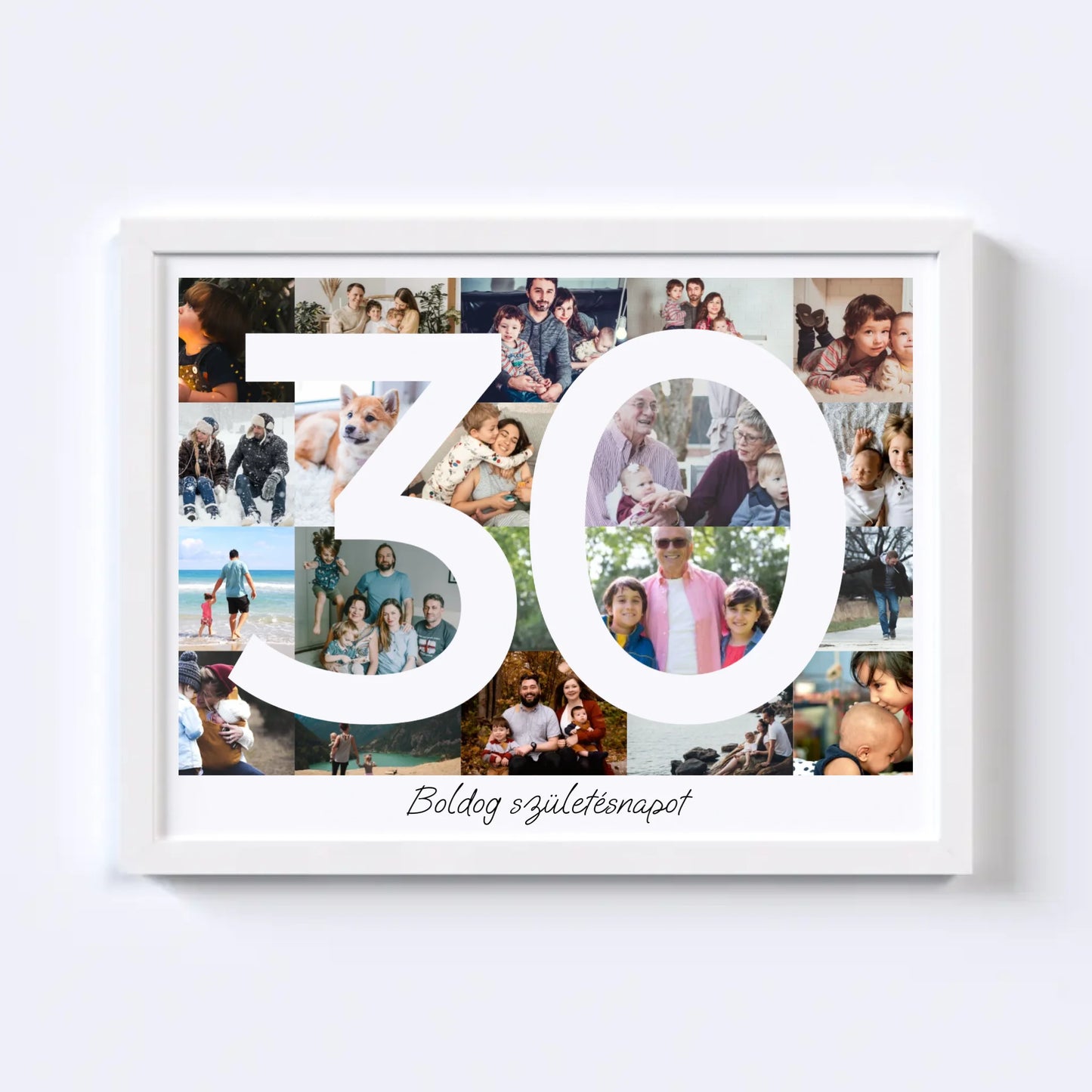 30 Születésnap Fotókollázs