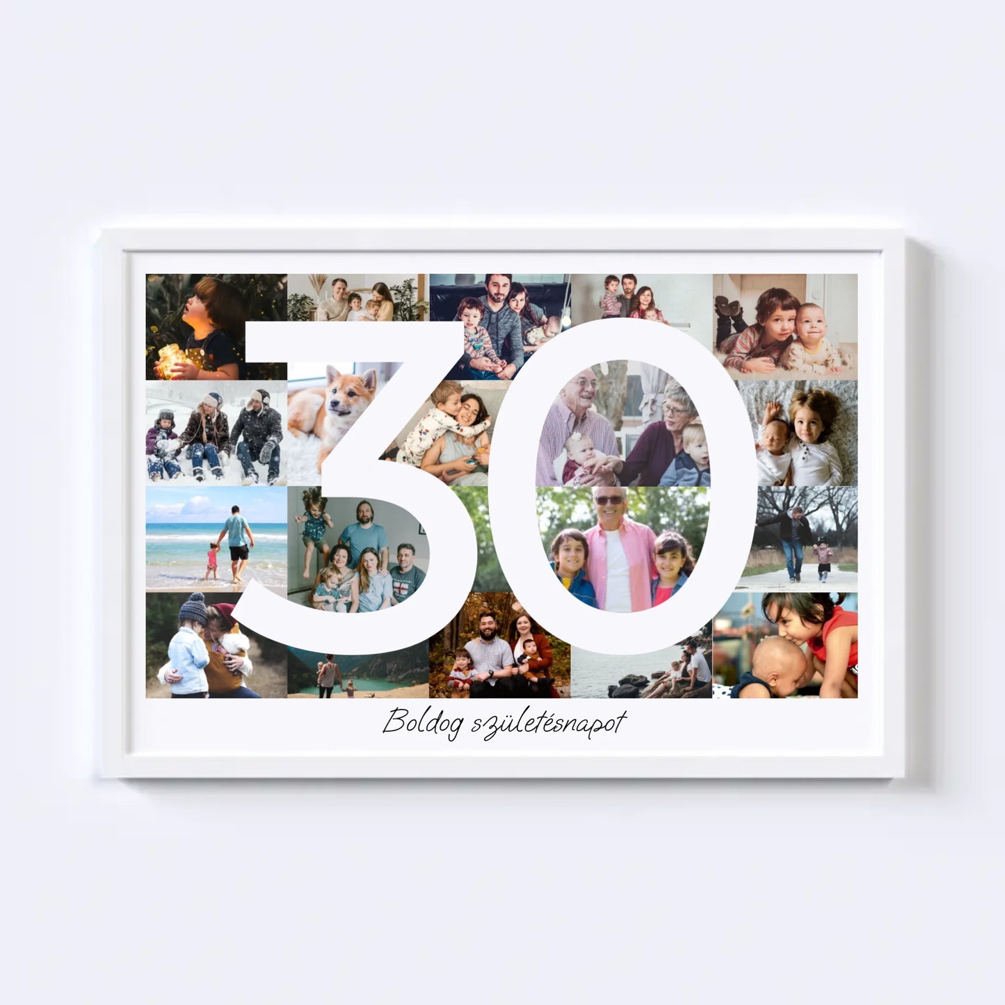 30 Születésnap Fotókollázs