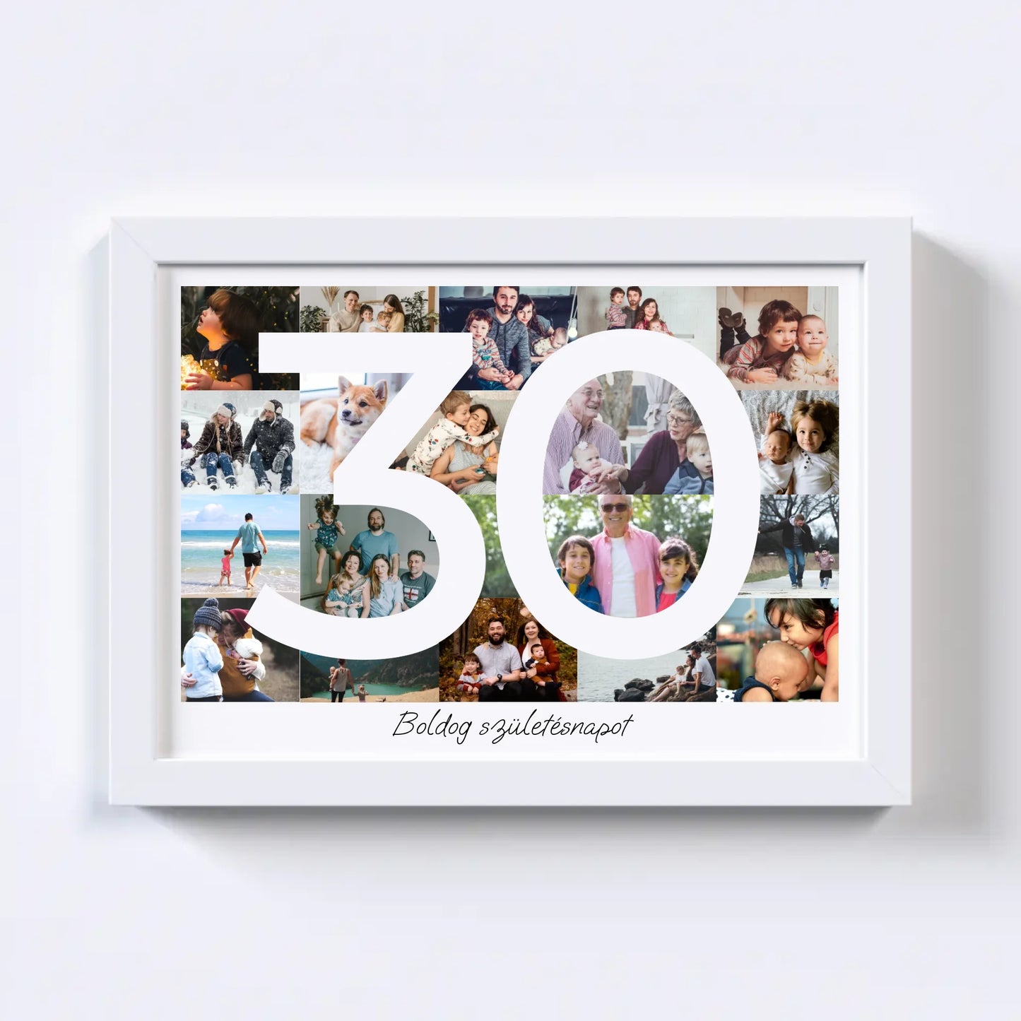 30 Születésnap Fotókollázs