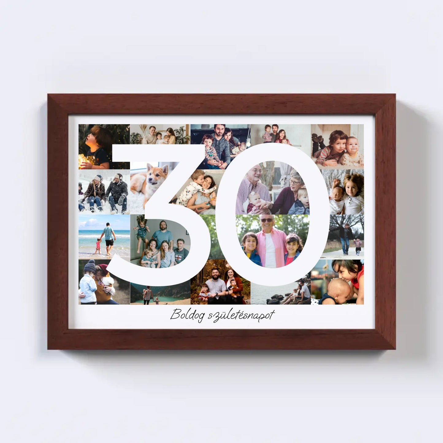 30 Születésnap Fotókollázs