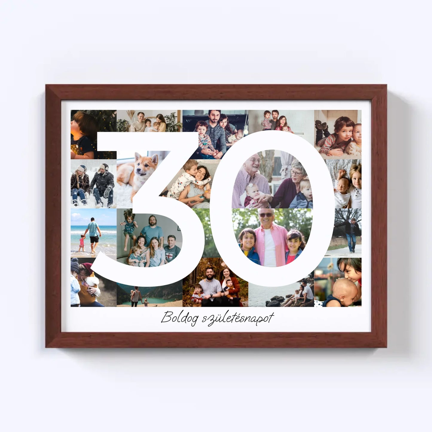 30 Születésnap Fotókollázs