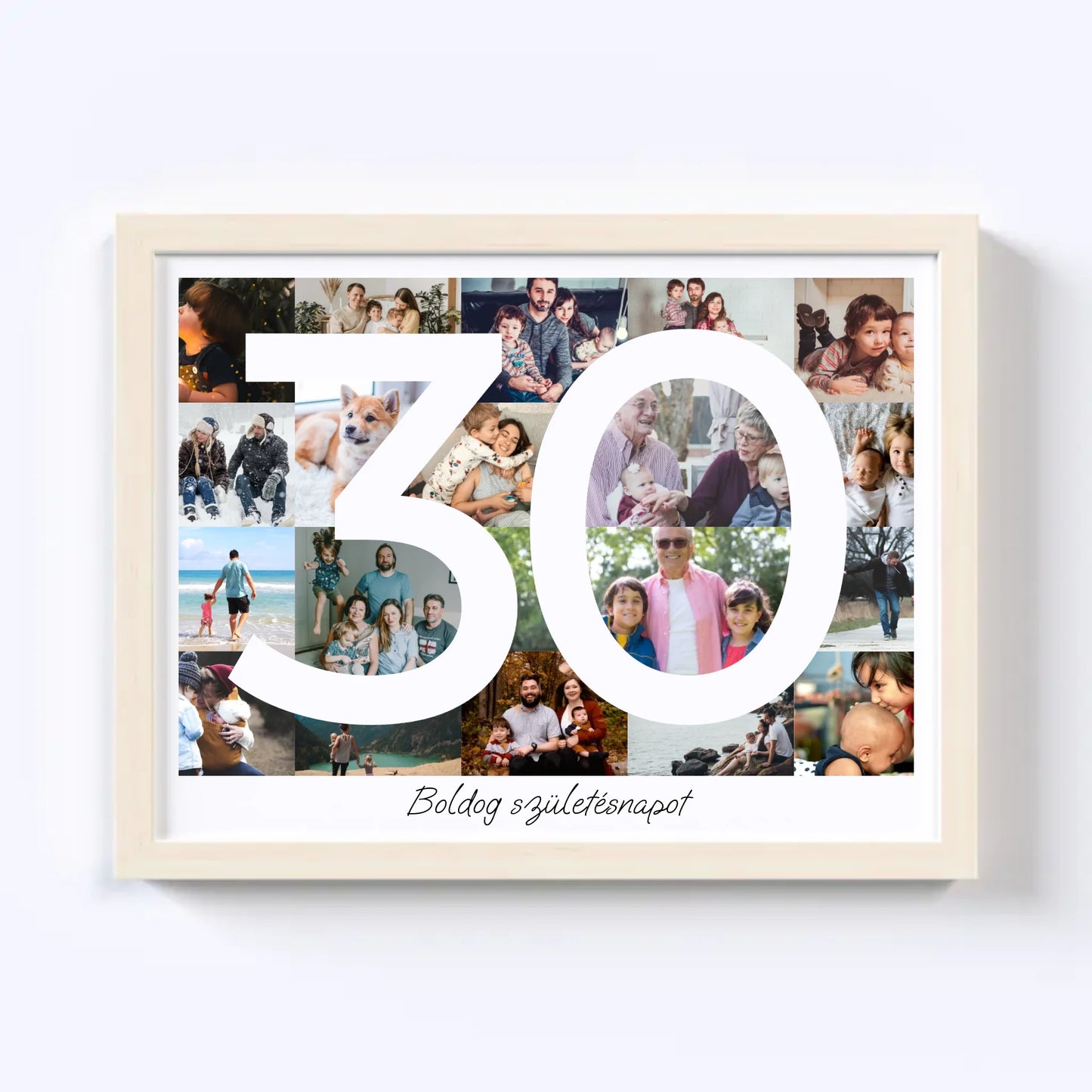 30 Születésnap Fotókollázs