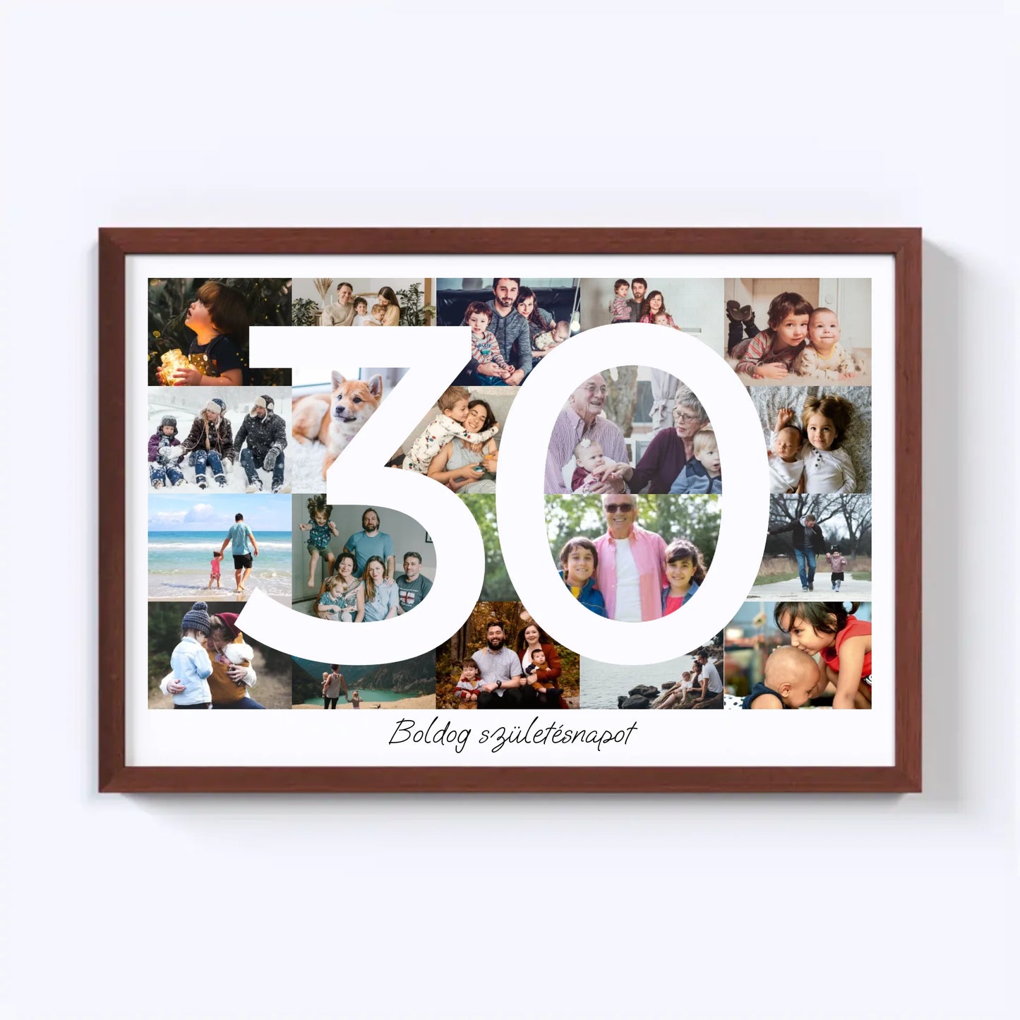 30 Születésnap Fotókollázs
