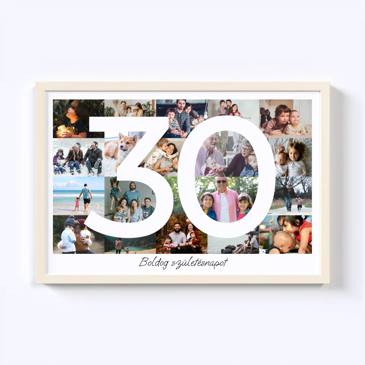 30 Születésnap Fotókollázs