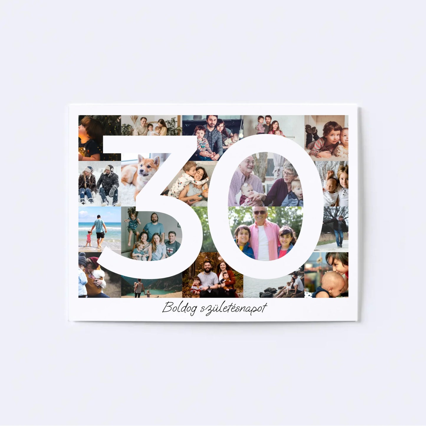 30 Születésnap Fotókollázs