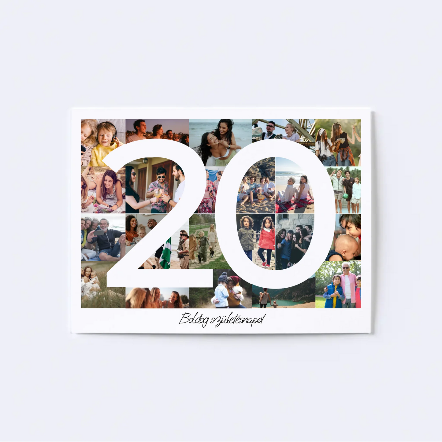 20 Születésnap Fotókollázs