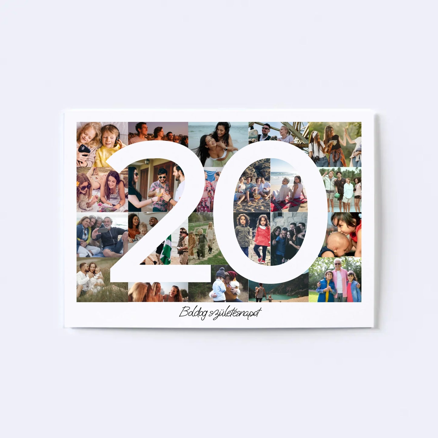 20 Születésnap Fotókollázs