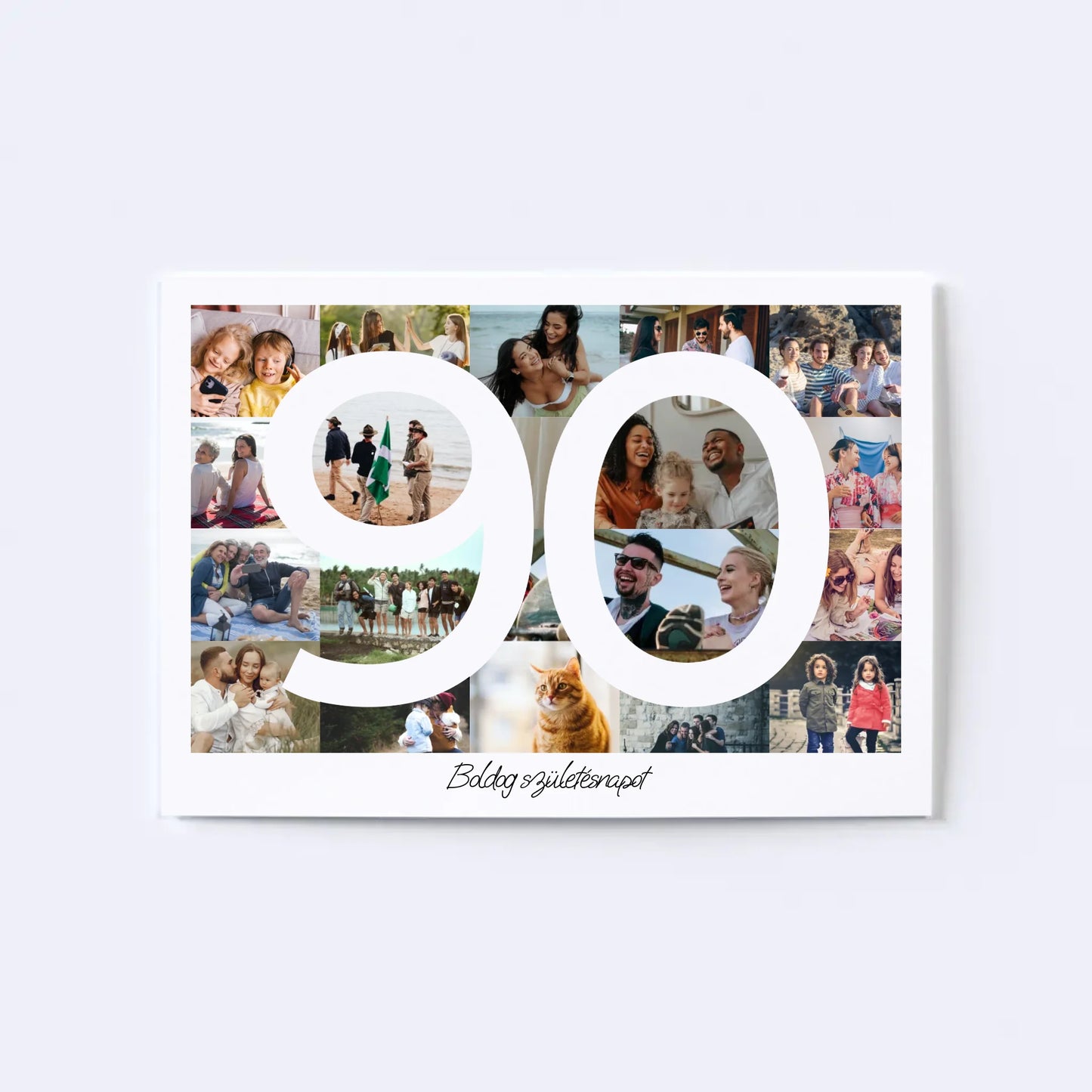 90 Születésnap Fotókollázs