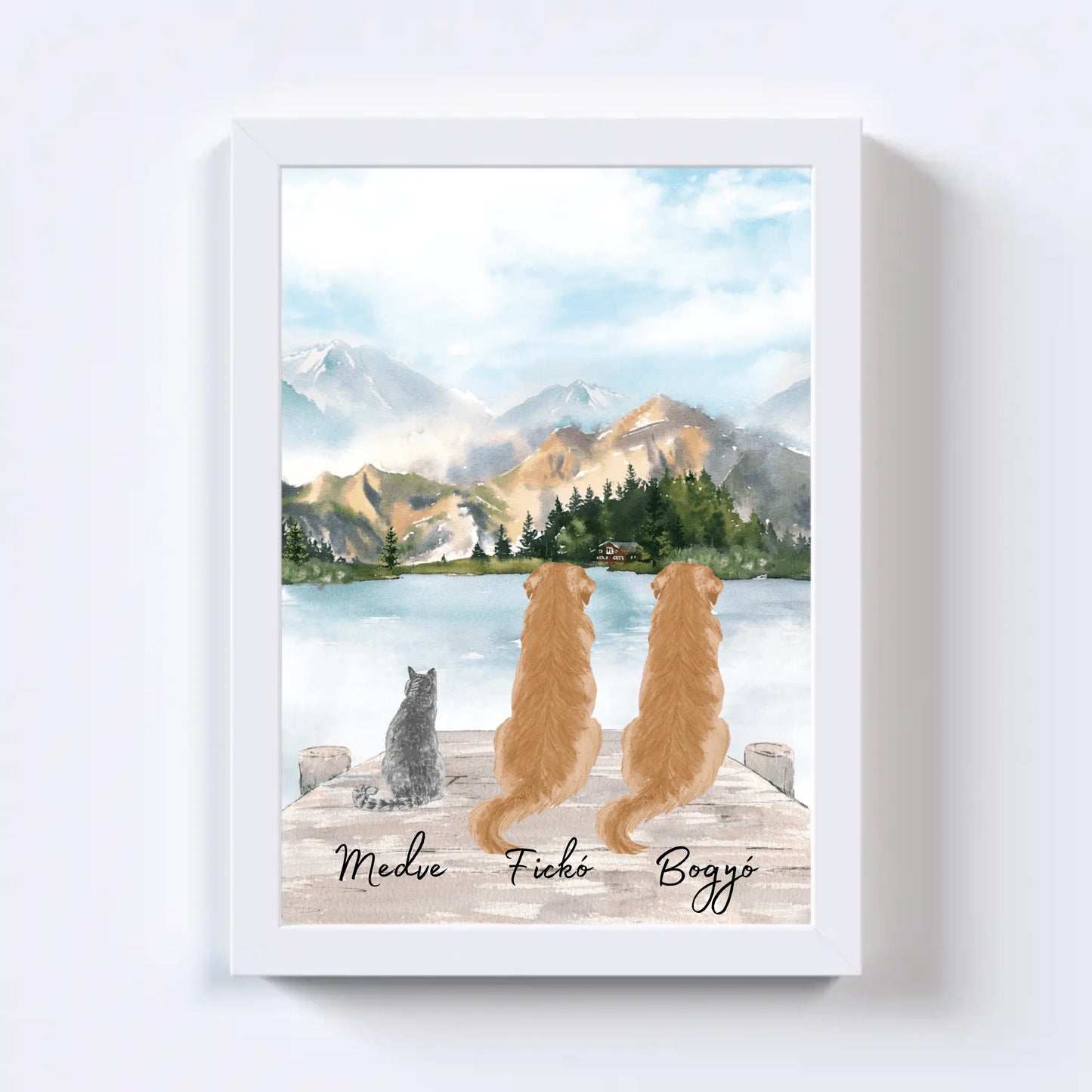 Kisállatok Egyedi Falikép