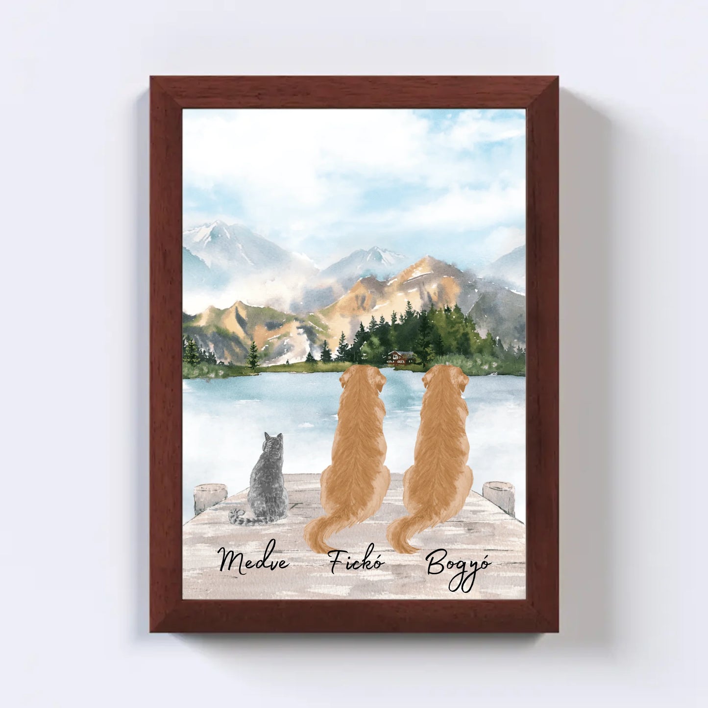 Kisállatok Egyedi Falikép