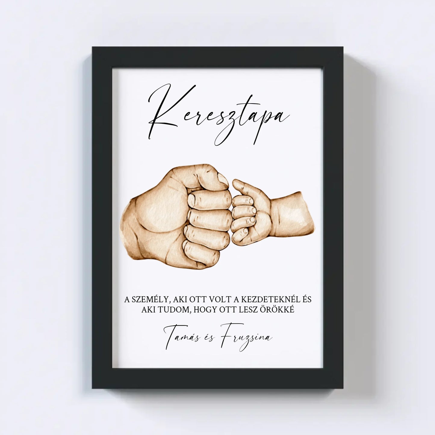 Keresztelő Falikép - Keresztapa