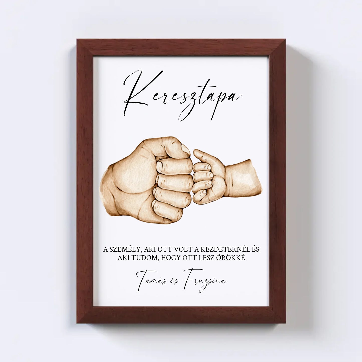 Keresztelő Falikép - Keresztapa