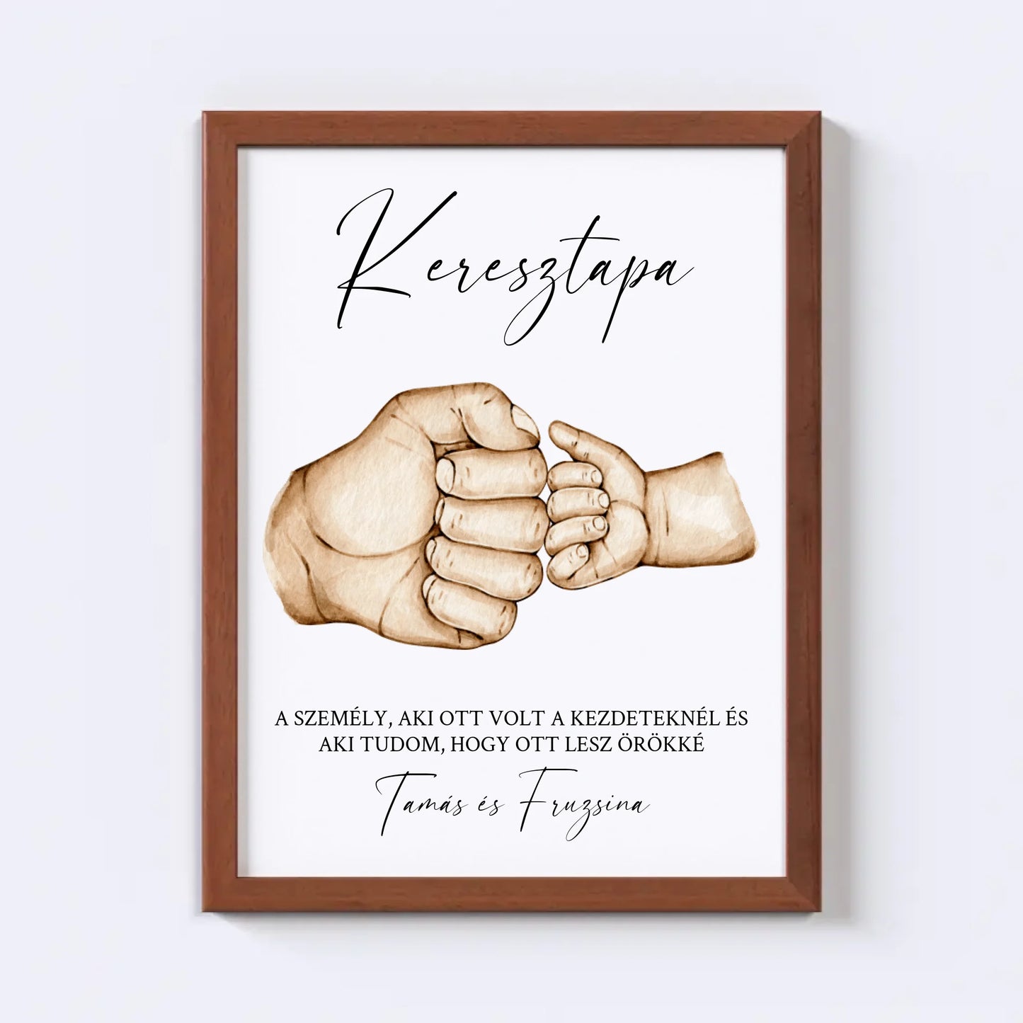 Keresztelő Falikép - Keresztapa