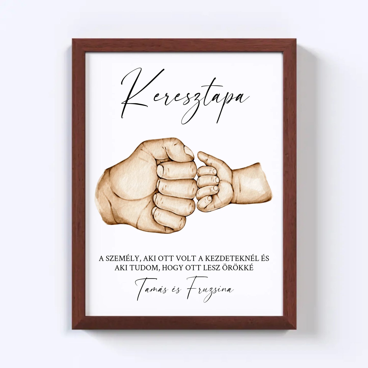 Keresztelő Falikép - Keresztapa