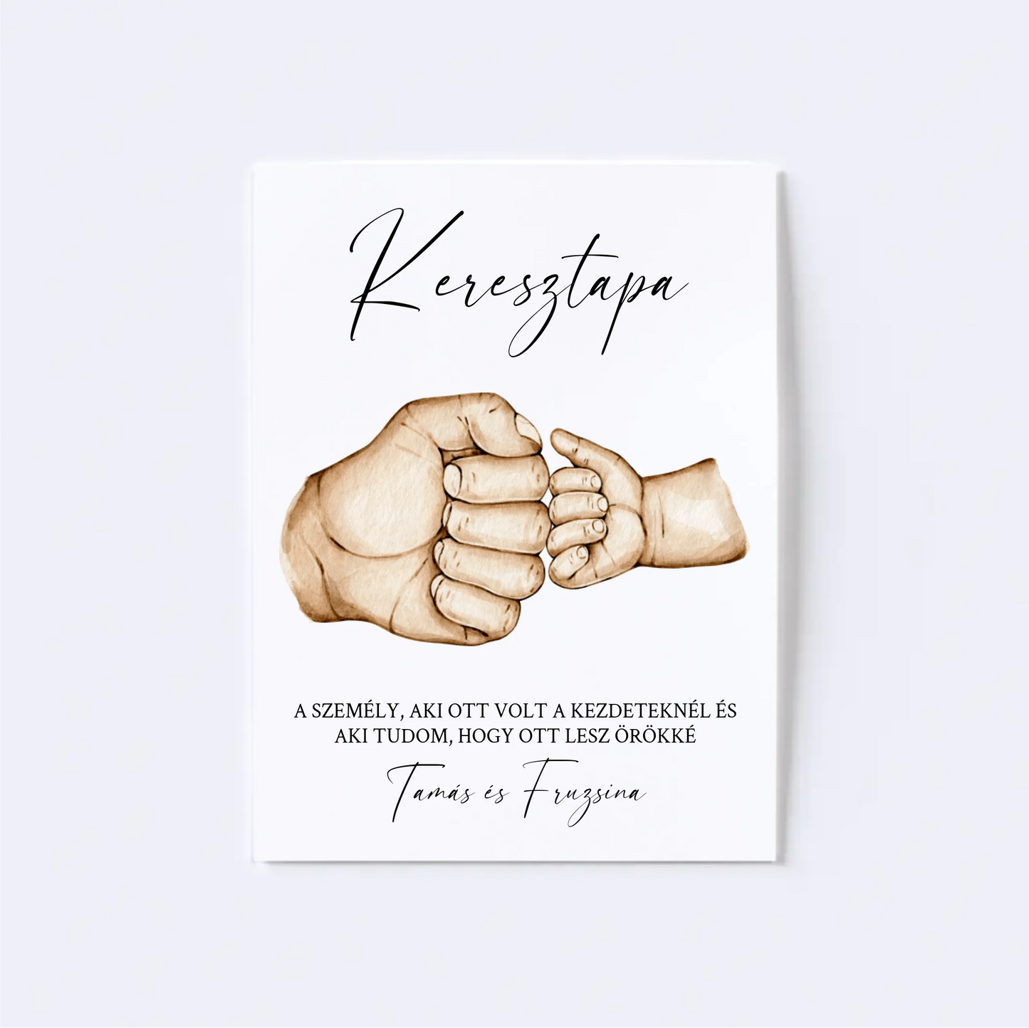 Keresztelő Falikép - Keresztapa