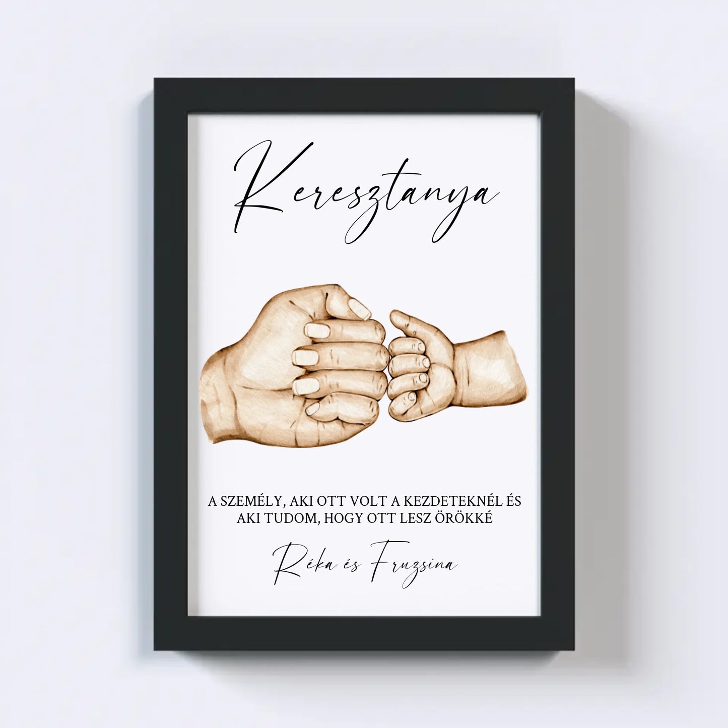 Keresztelő Falikép - Keresztanya