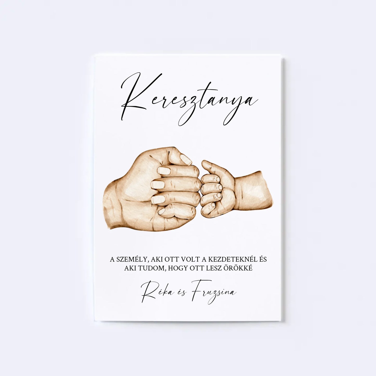 Keresztelő Falikép - Keresztanya