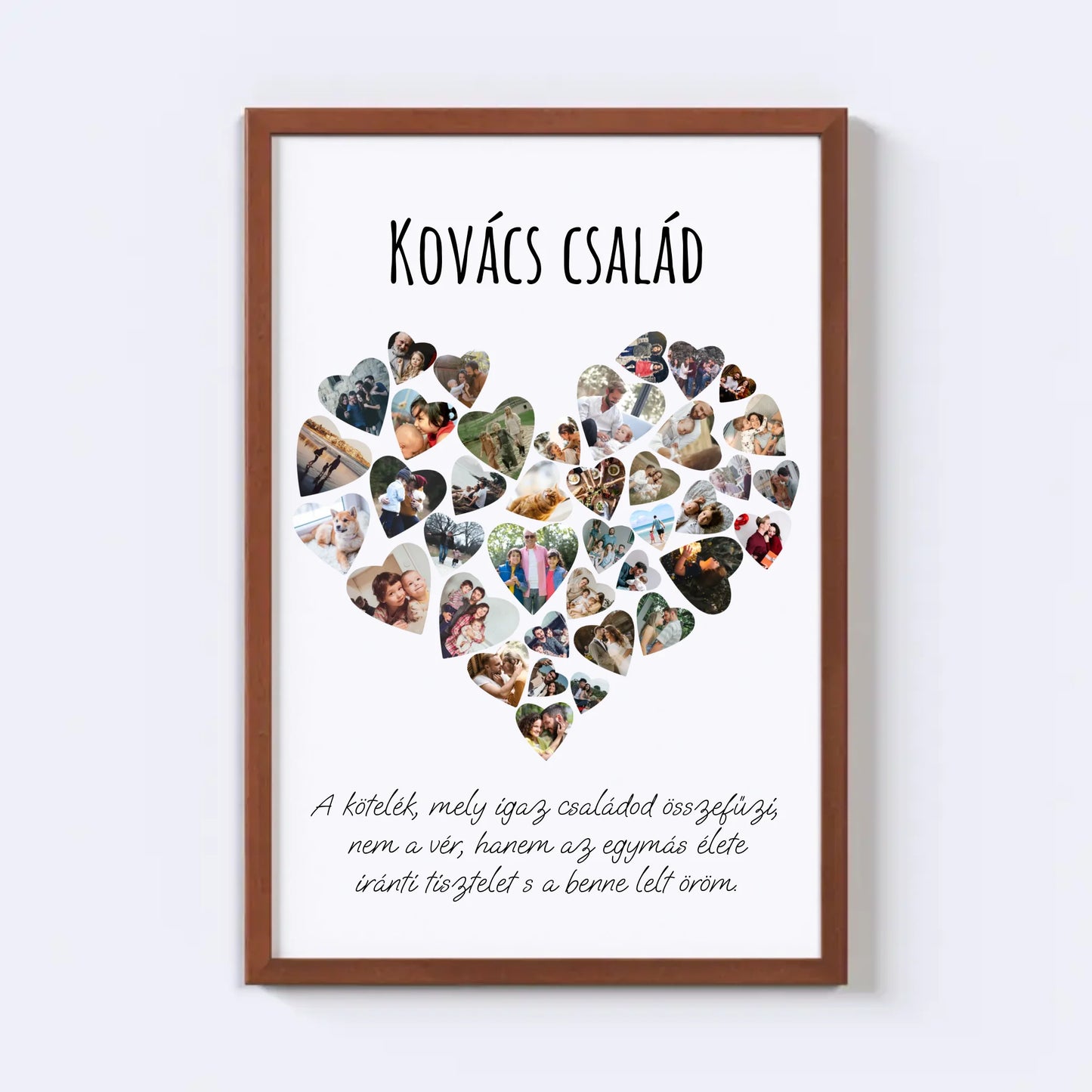 Szív alakú fotókollázs - 39 Képes