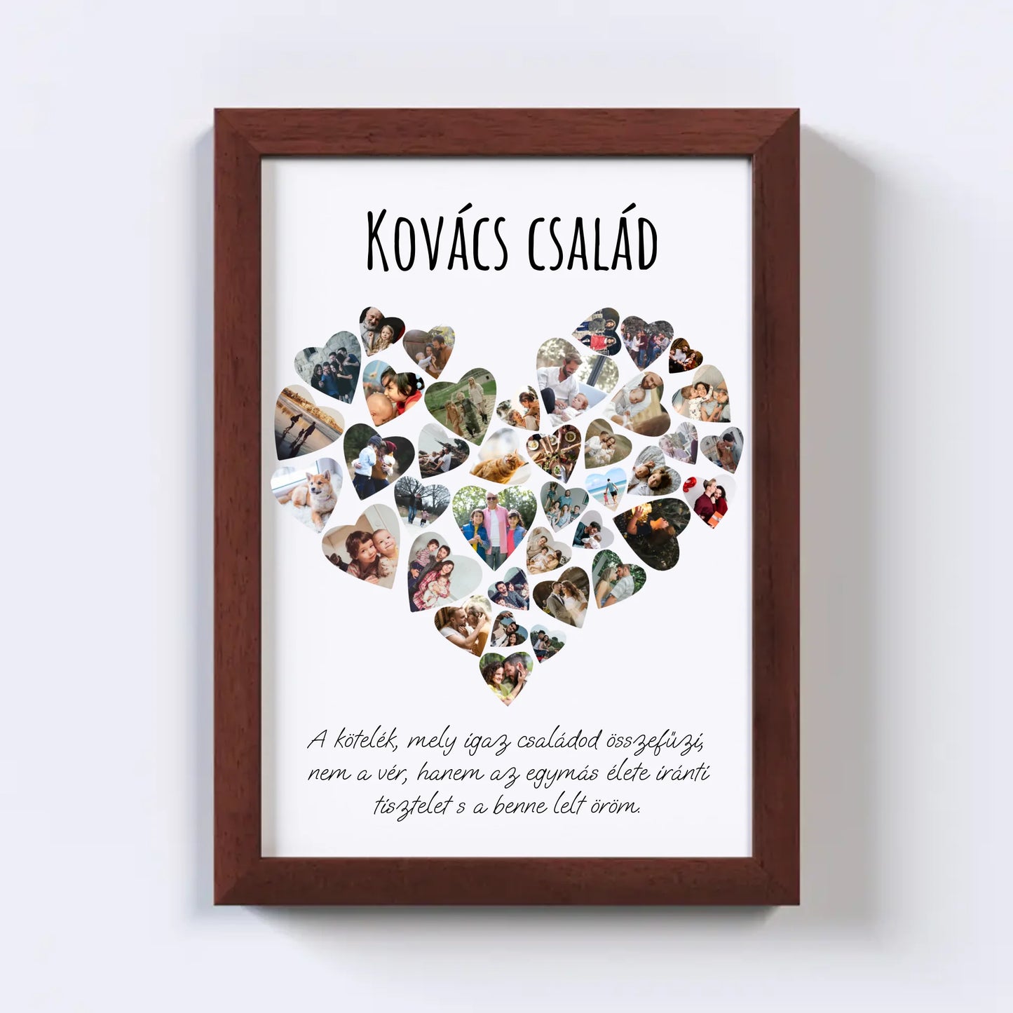 Szív alakú fotókollázs - 39 Képes