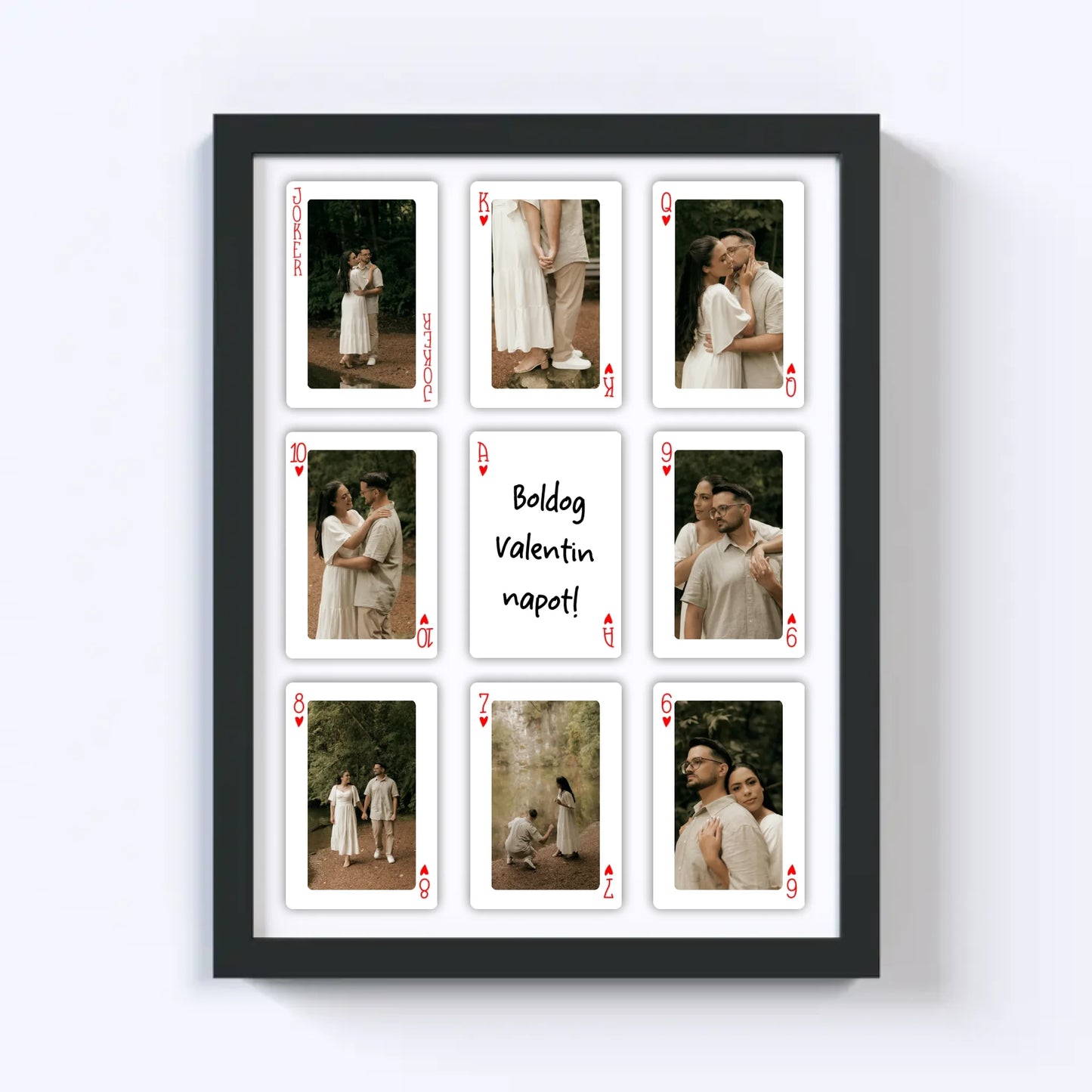 Kártyapakli Fotókollázs