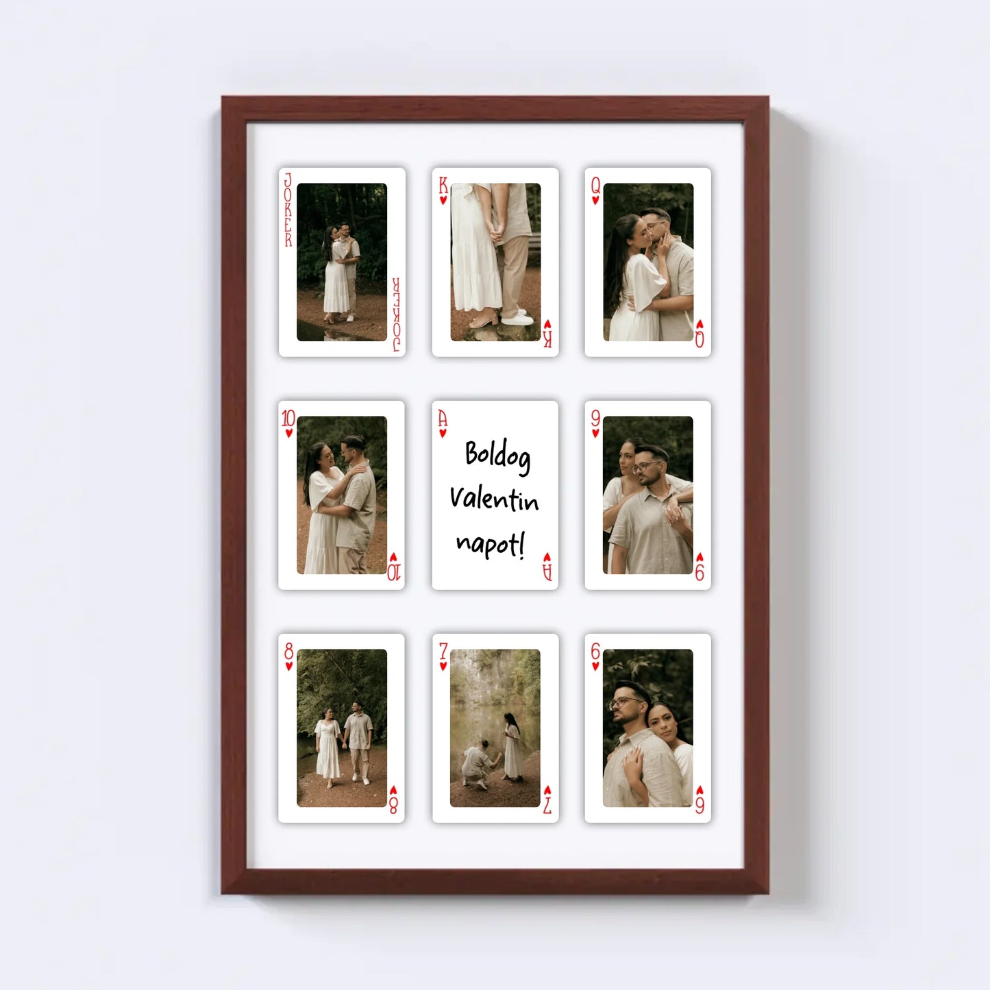 Kártyapakli Fotókollázs